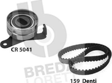 Breda Lorett KCD0245 - Комплект зубчатого ремня ГРМ autospares.lv