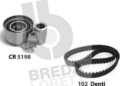 Breda Lorett KCD0241 - Комплект зубчатого ремня ГРМ autospares.lv