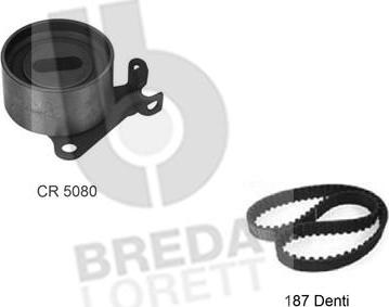 Breda Lorett KCD0255 - Комплект зубчатого ремня ГРМ autospares.lv