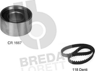 Breda Lorett KCD0268 - Комплект зубчатого ремня ГРМ autospares.lv