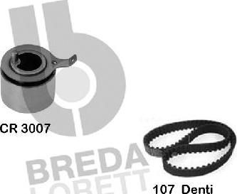 Breda Lorett KCD0206 - Комплект зубчатого ремня ГРМ autospares.lv