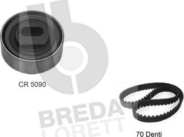 Breda Lorett KCD0214 - Комплект зубчатого ремня ГРМ autospares.lv