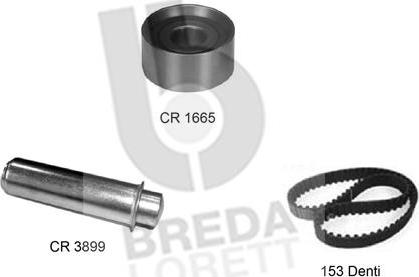 Breda Lorett KCD0213 - Комплект зубчатого ремня ГРМ autospares.lv