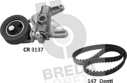 Breda Lorett KCD0284 - Комплект зубчатого ремня ГРМ autospares.lv