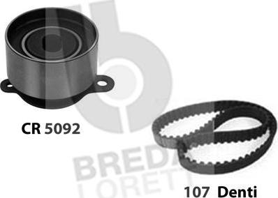 Breda Lorett KCD0286 - Комплект зубчатого ремня ГРМ autospares.lv