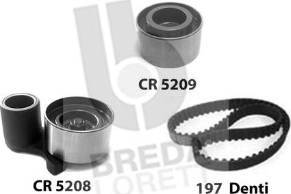 Breda Lorett KCD0281 - Комплект зубчатого ремня ГРМ autospares.lv