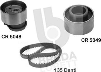 Breda Lorett KCD0238 - Комплект зубчатого ремня ГРМ autospares.lv