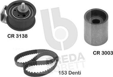 Breda Lorett KCD0275 - Комплект зубчатого ремня ГРМ autospares.lv