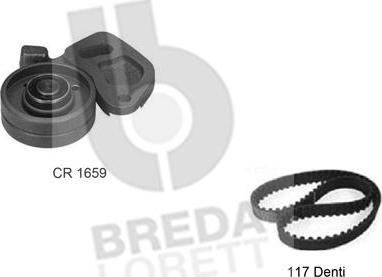 Breda Lorett KCD0276 - Комплект зубчатого ремня ГРМ autospares.lv