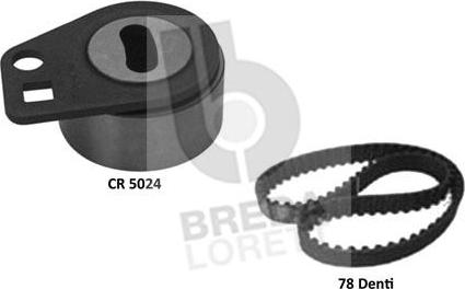 Breda Lorett KCD0756 - Комплект зубчатого ремня ГРМ autospares.lv