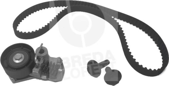 Breda Lorett KCD0751 - Комплект зубчатого ремня ГРМ autospares.lv