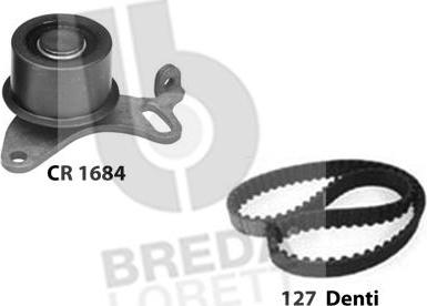 Breda Lorett KCD0709 - Комплект зубчатого ремня ГРМ autospares.lv