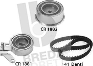 Breda Lorett KCD0700 - Комплект зубчатого ремня ГРМ autospares.lv