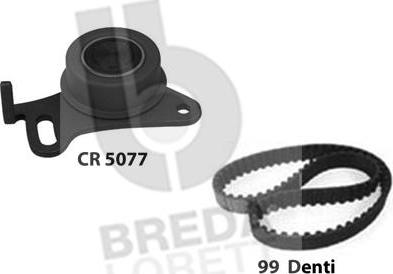 Breda Lorett KCD0712 - Комплект зубчатого ремня ГРМ autospares.lv