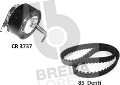 Breda Lorett KCD0784 - Комплект зубчатого ремня ГРМ autospares.lv