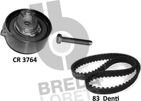 Breda Lorett KCD0781 - Комплект зубчатого ремня ГРМ autospares.lv