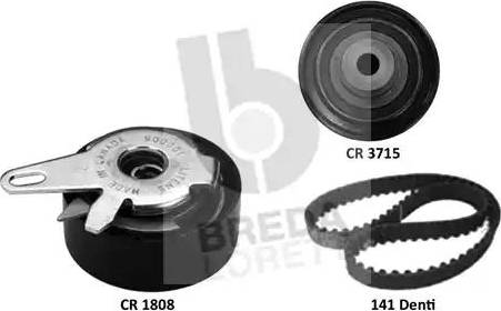 Breda Lorett KCD0734 - Комплект зубчатого ремня ГРМ autospares.lv