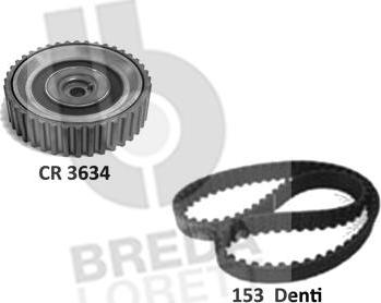 Breda Lorett KCD0775 - Комплект зубчатого ремня ГРМ autospares.lv