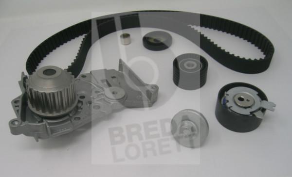 Breda Lorett KPA0036A - Водяной насос + комплект зубчатого ремня ГРМ autospares.lv