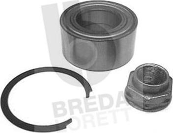 Breda Lorett KRT1575 - Подшипник ступицы колеса, комплект autospares.lv