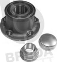 Breda Lorett KRT2963 - Подшипник ступицы колеса, комплект autospares.lv