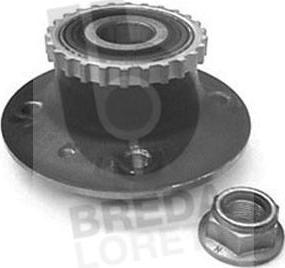 Breda Lorett KRT2449 - Подшипник ступицы колеса, комплект autospares.lv