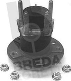 Breda Lorett KRT2464 - Подшипник ступицы колеса, комплект autospares.lv