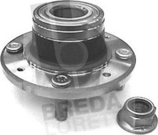 Breda Lorett KRT2466 - Подшипник ступицы колеса, комплект autospares.lv