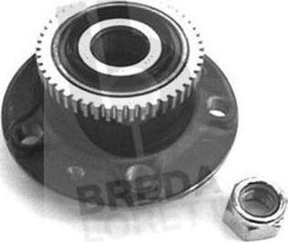 Breda Lorett KRT2626 - Подшипник ступицы колеса, комплект autospares.lv