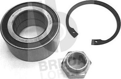 Breda Lorett KRT2154 - Подшипник ступицы колеса, комплект autospares.lv