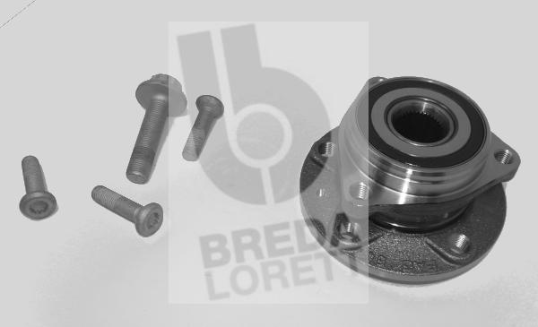 Breda Lorett KRT2364 - Подшипник ступицы колеса, комплект autospares.lv