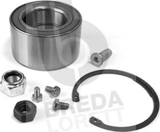 Breda Lorett KRT2226 - Подшипник ступицы колеса, комплект autospares.lv