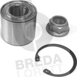 Breda Lorett KRT2735 - Подшипник ступицы колеса, комплект autospares.lv