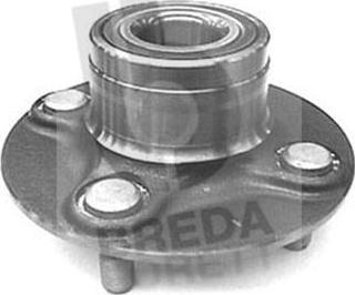 Breda Lorett KRT7569 - Подшипник ступицы колеса, комплект autospares.lv