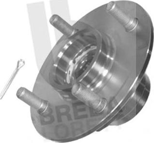 Breda Lorett KRT7520 - Подшипник ступицы колеса, комплект autospares.lv