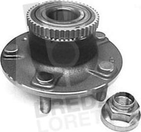 Breda Lorett KRT7629 - Подшипник ступицы колеса, комплект autospares.lv