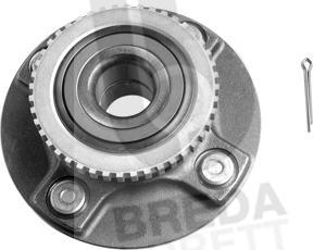 Breda Lorett KRT7852 - Подшипник ступицы колеса, комплект autospares.lv