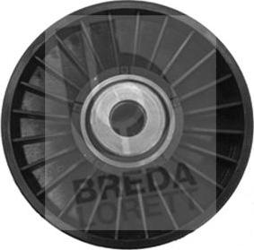 Breda Lorett POA1455 - Ролик, поликлиновый ремень autospares.lv