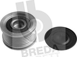 Breda Lorett RLA4084 - Шкив генератора, муфта autospares.lv