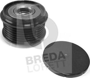 Breda Lorett RLA3521 - Шкив генератора, муфта autospares.lv