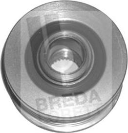 Breda Lorett RLA3855 - Шкив генератора, муфта autospares.lv