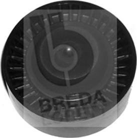 Breda Lorett TOA3852 - Ролик, поликлиновый ремень autospares.lv