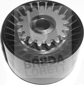 Breda Lorett TOA3813 - Ролик, поликлиновый ремень autospares.lv