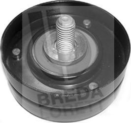 Breda Lorett TOA3763 - Ролик, поликлиновый ремень autospares.lv