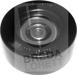 Breda Lorett TOA3733 - Ролик, поликлиновый ремень autospares.lv