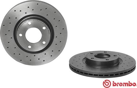 Brembo 09.9468.2X - Тормозной диск autospares.lv