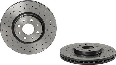 Brembo 09.5180.3X - Тормозной диск autospares.lv