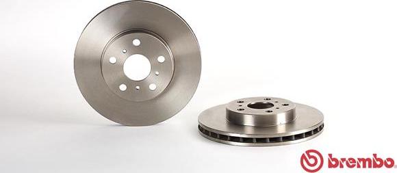 Brembo 09.5136.10 - Тормозной диск autospares.lv