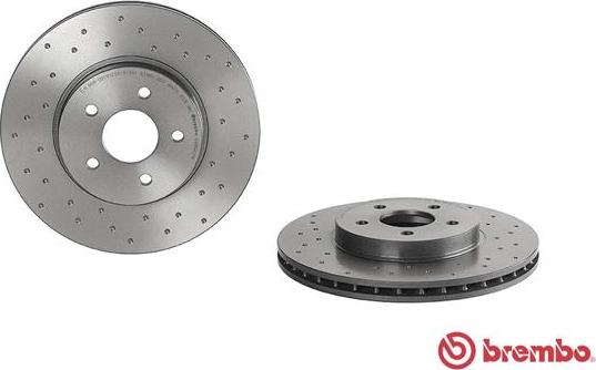 Brembo 09.8665.1X - Тормозной диск autospares.lv