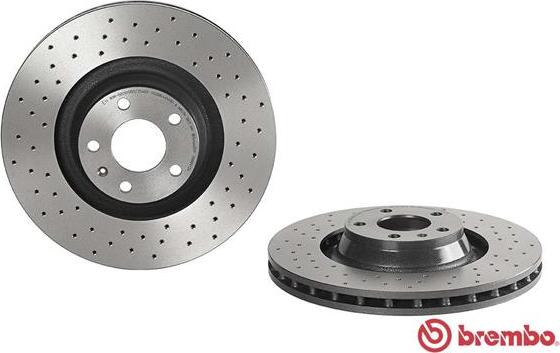 Brembo 09.8841.3X - Тормозной диск autospares.lv